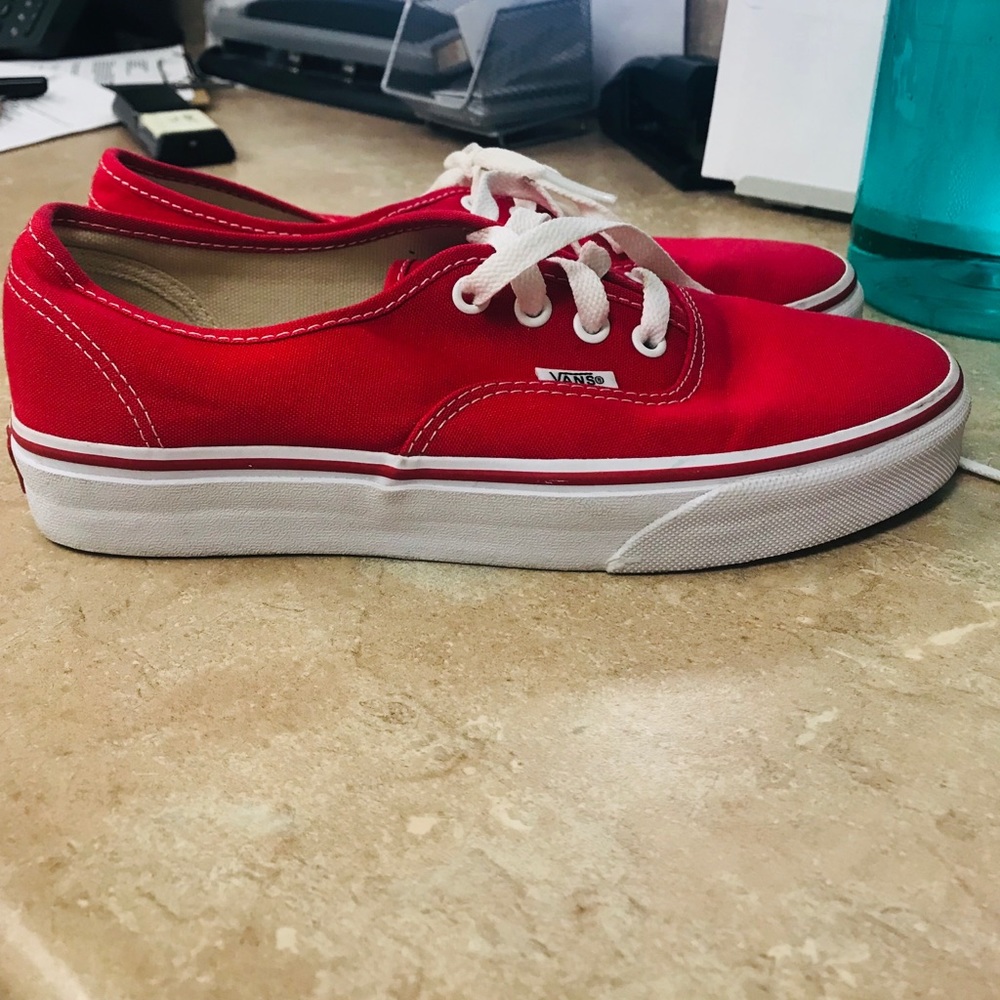 Red VANS Shoes